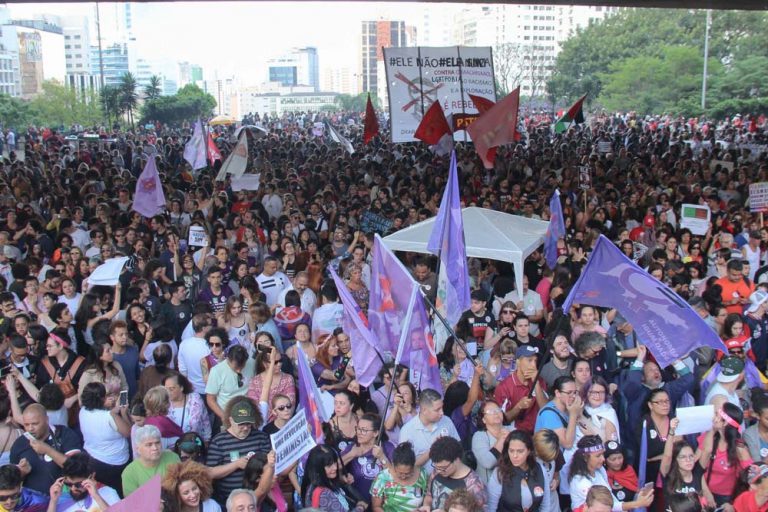 Protesto contra Bolsonaro em SP