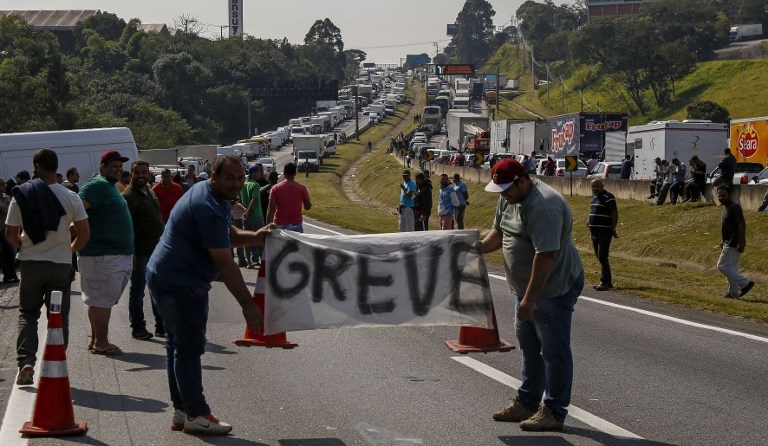BRAZIL-ECONOMY-FUEL-STRIKE