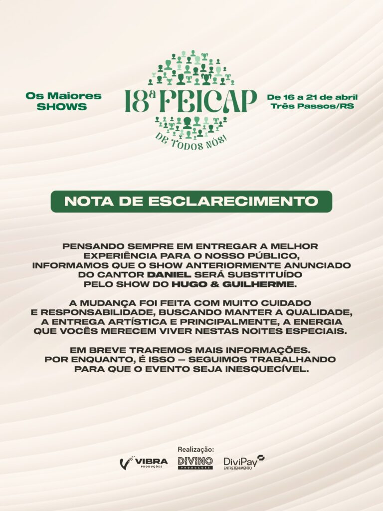 NOTA OFICIAL