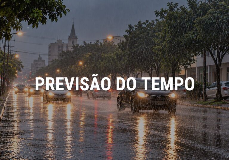 Previsão do tempo chuva banner